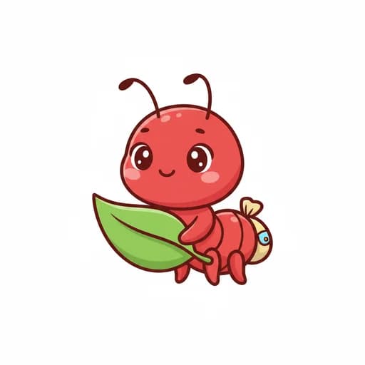 ant — keyword picture for the a sound
