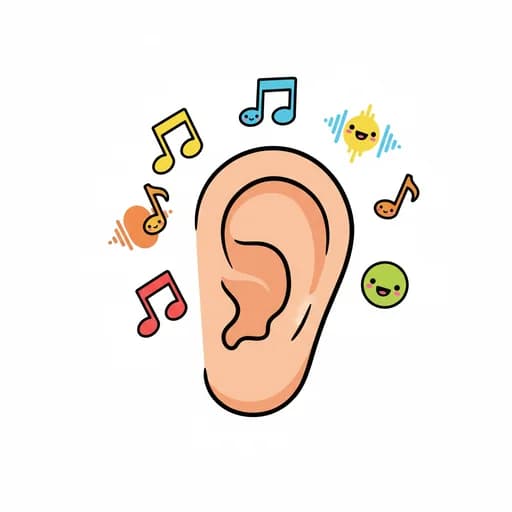 hear — keyword picture for the ear sound