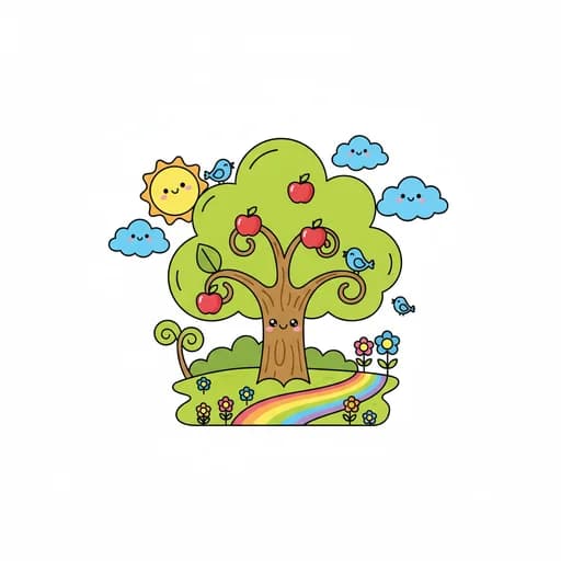 tree — keyword picture for the ee sound