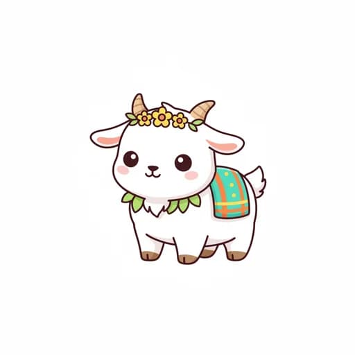 goat — keyword picture for the g sound