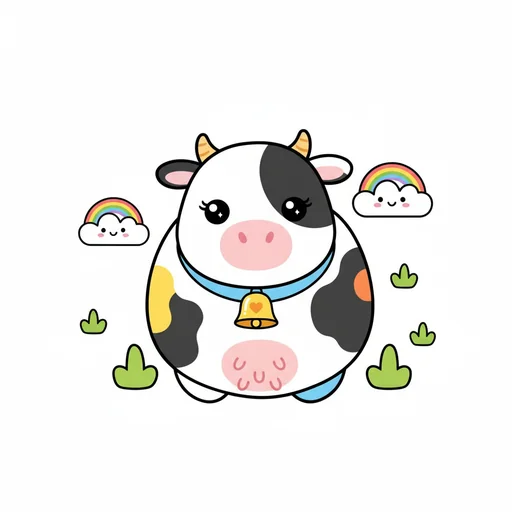 cow — keyword picture for the ow sound