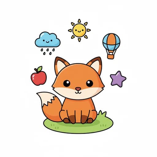 fox — keyword picture for the x sound